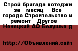 Строй.бригада котеджи за 1 месяц. - Все города Строительство и ремонт » Другое   . Ненецкий АО,Белушье д.